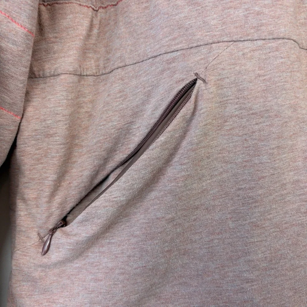 Lululemon The Bomb Bomber Reversible Jacket Womens 12 Bark Berry Rose Pink